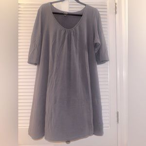 Eileen Fisher Silk Dress with 3/4 Length Sleeves